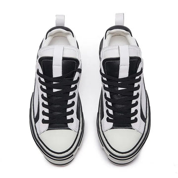 Tierforge Layered Leather Sneakers